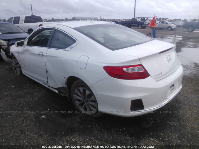 1HGCT1B82FA007193 - 2015 HONDA ACCORD EXL WHITE photo 3