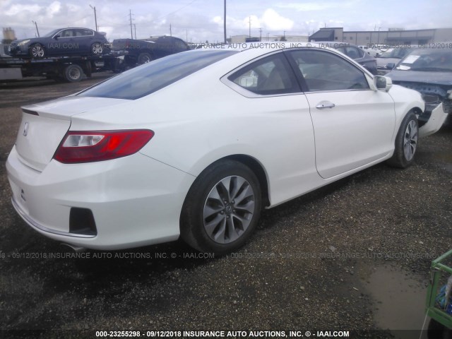 1HGCT1B82FA007193 - 2015 HONDA ACCORD EXL WHITE photo 4