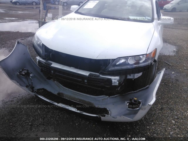1HGCT1B82FA007193 - 2015 HONDA ACCORD EXL WHITE photo 6