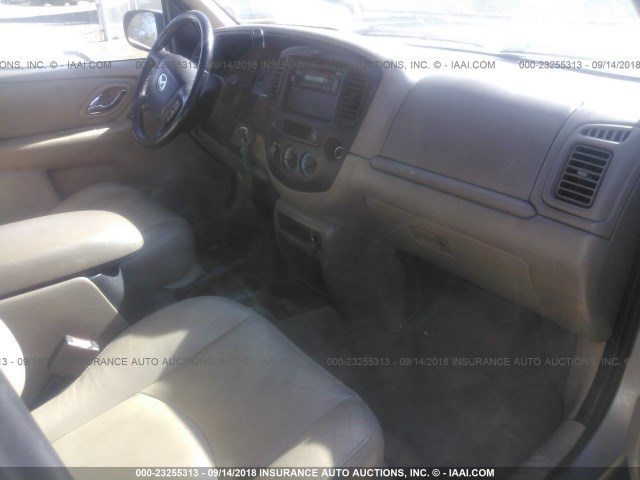 4F2CU08191KM32154 - 2001 MAZDA TRIBUTE LX/ES TAN photo 5