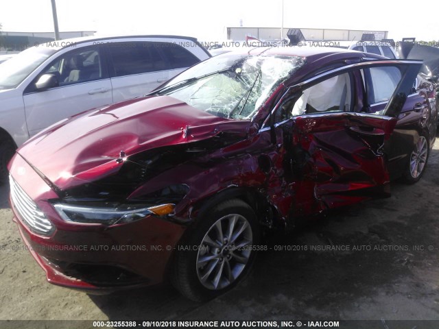 3FA6P0PU3JR142848 - 2018 FORD FUSION SE PHEV MAROON photo 6