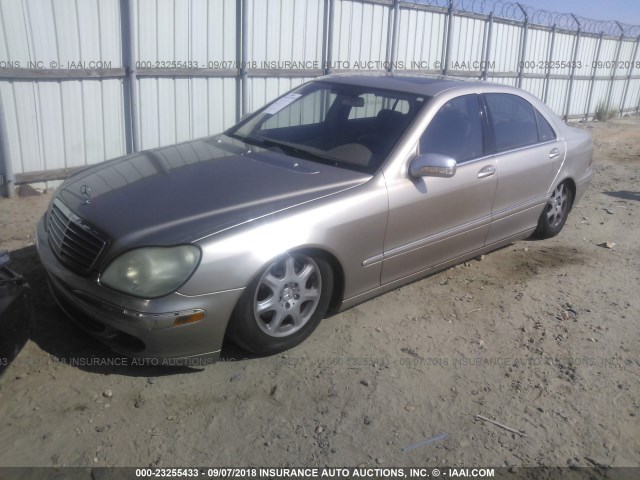 WDBNG70J24A424409 - 2004 MERCEDES-BENZ S 430 GOLD photo 2