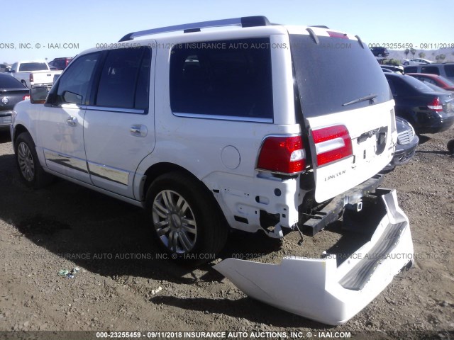 5LMJJ2H56EEL08662 - 2014 LINCOLN NAVIGATOR WHITE photo 3