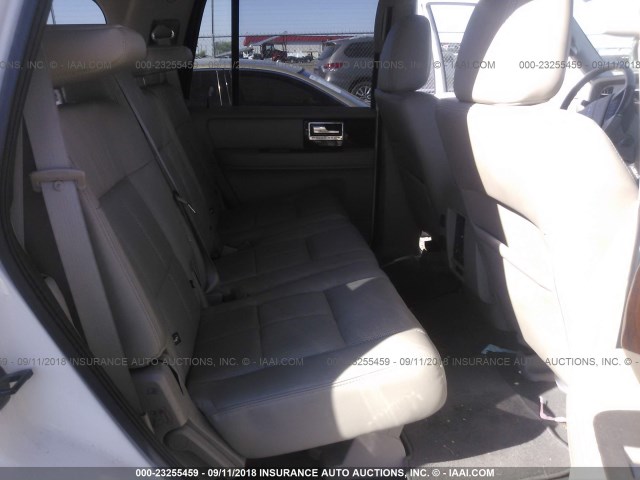 5LMJJ2H56EEL08662 - 2014 LINCOLN NAVIGATOR WHITE photo 8