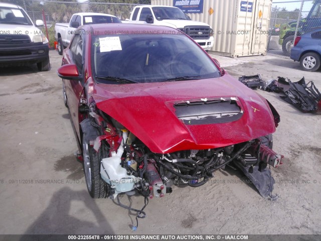 JM1BL1H30A1263783 - 2010 MAZDA SPEED 3 RED photo 6