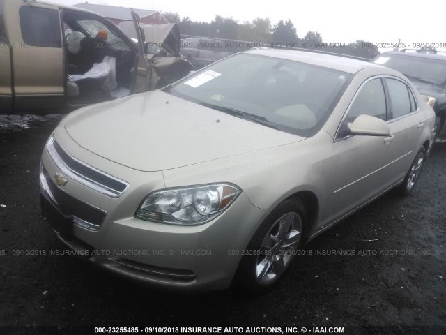 1G1ZH57B294160304 - 2009 CHEVROLET MALIBU 1LT ბეჟი ფოტო 2