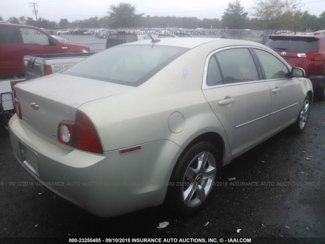 1G1ZH57B294160304 - 2009 CHEVROLET MALIBU 1LT ბეჟი ფოტო 4