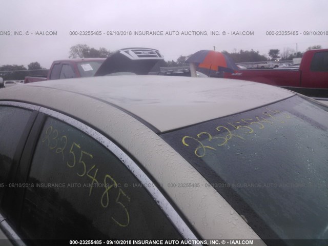 1G1ZH57B294160304 - 2009 CHEVROLET MALIBU 1LT ბეჟი ფოტო 6