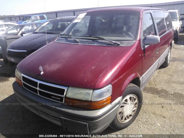 1B4GH54R5NX220615 - 1992 DODGE GRAND CARAVAN LE RED photo 6