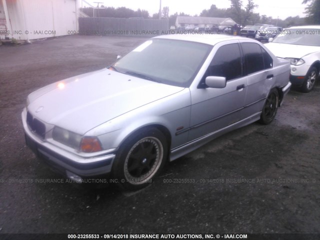 WBACD4323VAV51334 - 1997 BMW 328 I AUTOMATIC SILVER photo 2