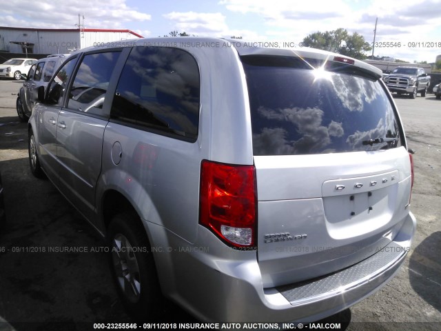 2D4RN4DG8BR619433 - 2011 DODGE GRAND CARAVAN EXPRESS SILVER photo 3