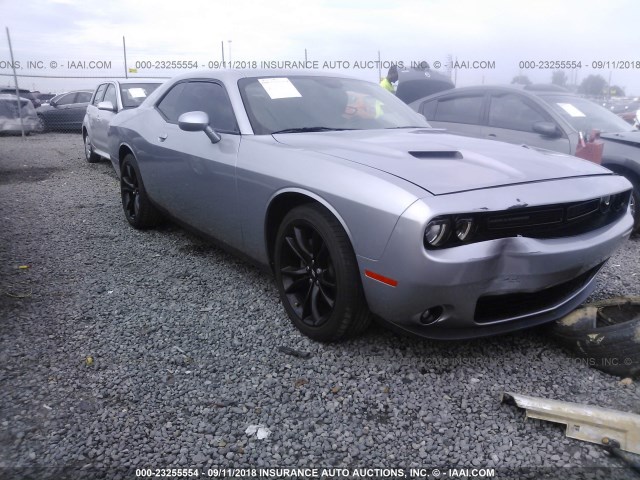 2C3CDZAG6HH611650 - 2017 DODGE CHALLENGER SXT GRAY photo 1