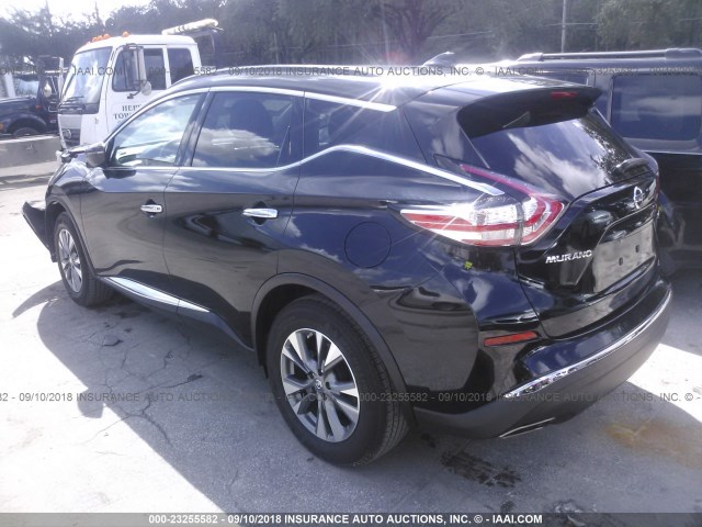 5N1AZ2MG7HN118232 - 2017 NISSAN MURANO S/SL/SV/PLATINUM BLACK photo 3