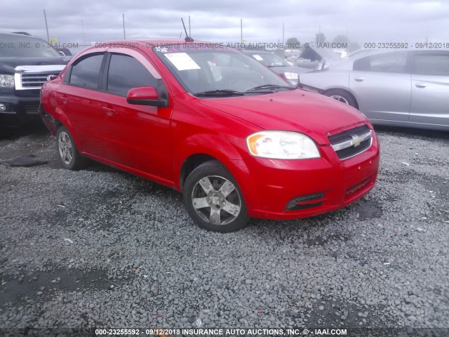 KL1TD5DE1AB112968 - 2010 CHEVROLET AVEO LS/LT 红色 照片 1