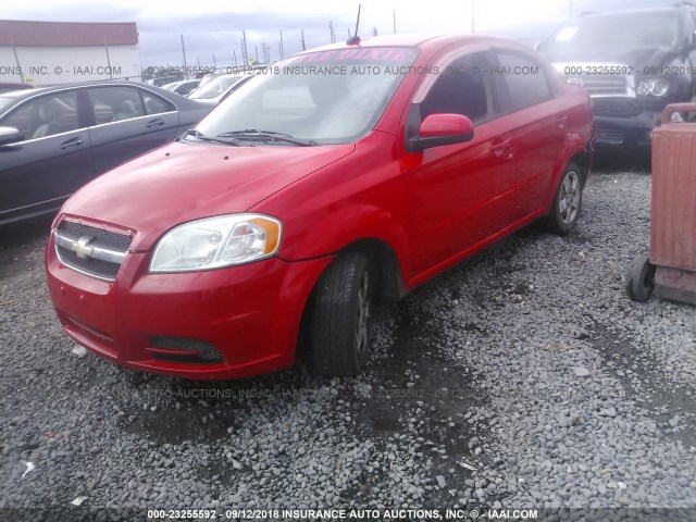 KL1TD5DE1AB112968 - 2010 CHEVROLET AVEO LS/LT 红色 照片 2