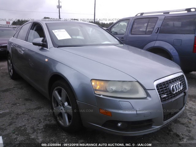 WAUAH74F38N121539 - 2008 AUDI A6 3.2 GRAY photo 1