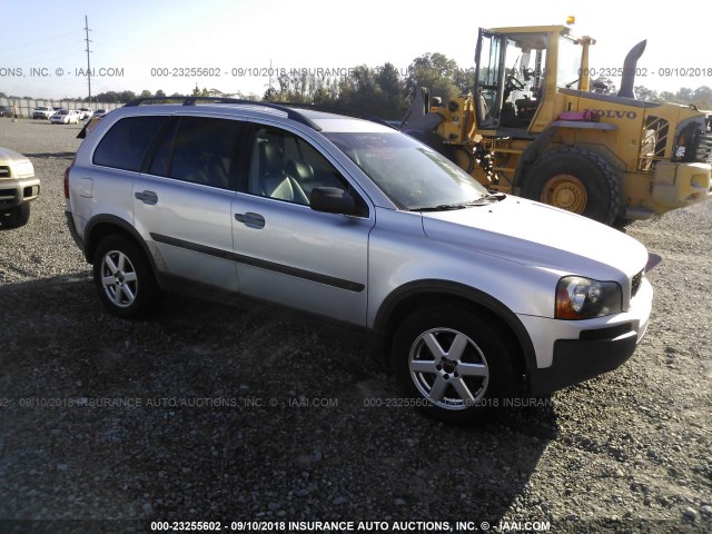 YV1CY59H041103747 - 2004 VOLVO XC90 SILVER photo 1