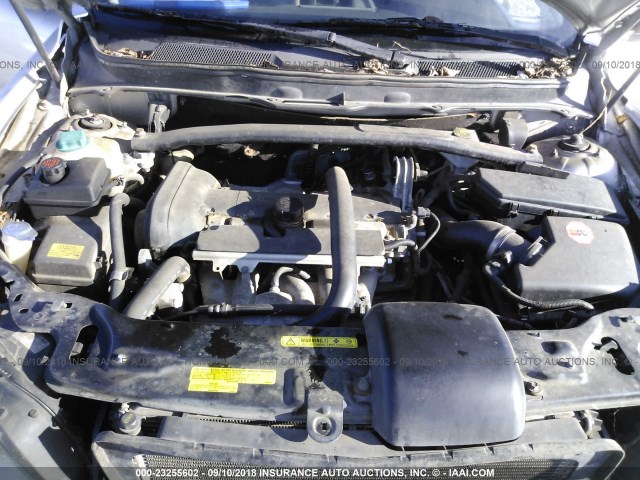 YV1CY59H041103747 - 2004 VOLVO XC90 SILVER photo 10