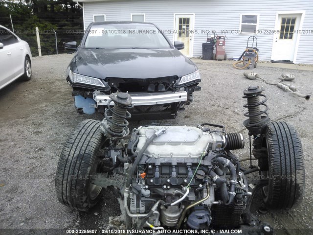 19UUB3F5XFA005579 - 2015 ACURA TLX TECH GRAY photo 6
