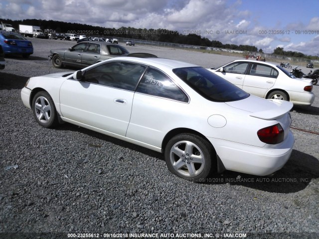 19UYA42651A034134 - 2001 ACURA 3.2CL TYPE-S WHITE photo 3