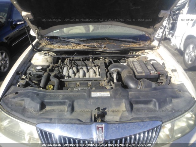 1LNFM97V8WY740955 - 1998 LINCOLN CONTINENTAL  Кремовый фото 10