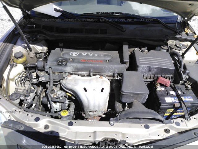 4T1BE46K79U829899 - 2009 TOYOTA CAMRY SE/LE/XLE GOLD photo 10