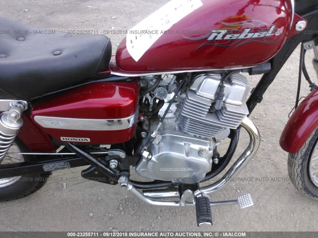 JH2MC13034K002336 - 2004 HONDA CMX250 C MAROON photo 8