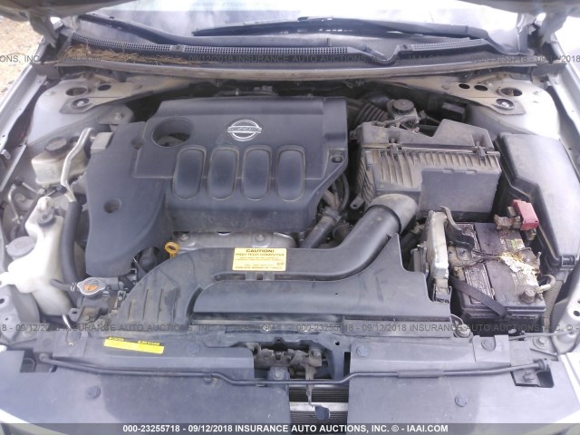 1N4AL2AP0AN480313 - 2010 NISSAN ALTIMA S SILVER photo 10