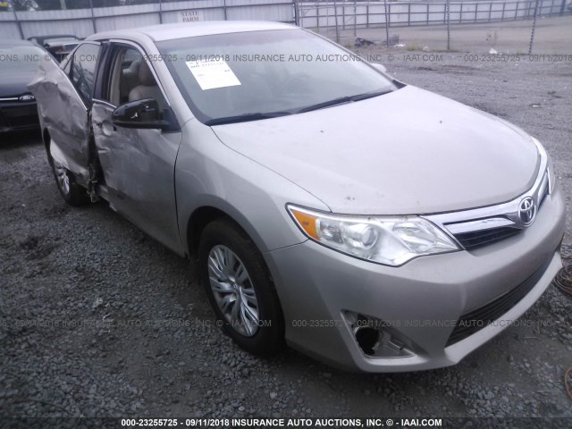 4T4BF1FK7ER423004 - 2014 TOYOTA CAMRY L/SE/LE/XLE Champagne photo 1