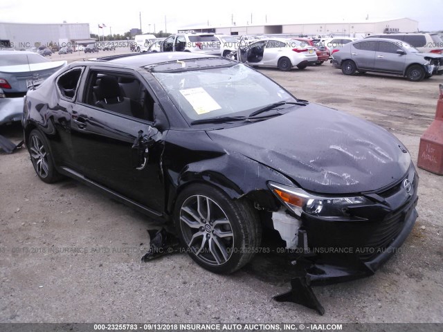 JTKJF5C72FJ013711 - 2015 TOYOTA SCION TC 黑色 照片 1