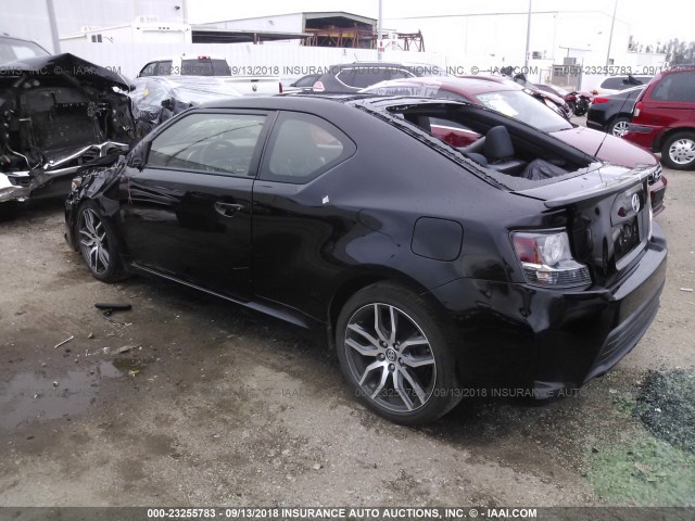 JTKJF5C72FJ013711 - 2015 TOYOTA SCION TC 黑色 照片 3