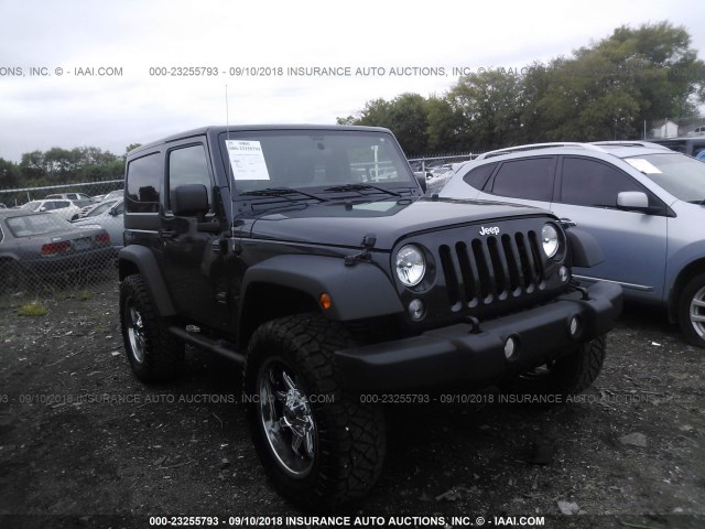 1C4AJWAG1GL339827 - 2016 JEEP WRANGLER SPORT 蓝色 照片 1