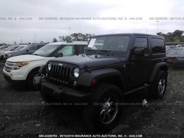 1C4AJWAG1GL339827 - 2016 JEEP WRANGLER SPORT 蓝色 照片 2