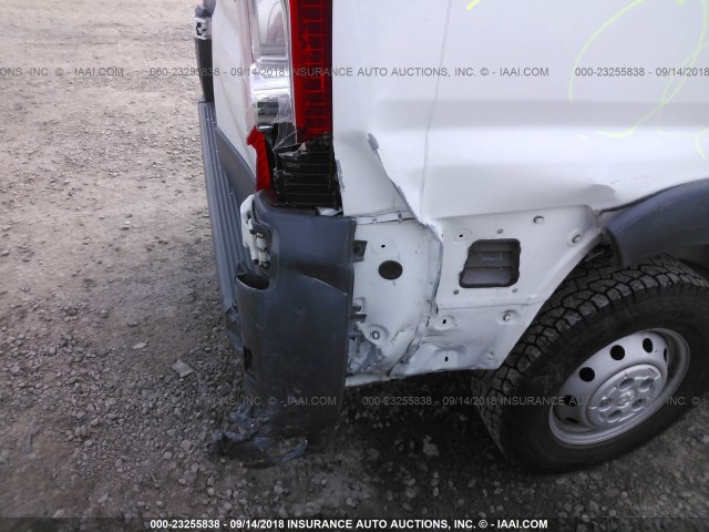 3C6TRVDGXEE119140 - 2014 RAM PROMASTER 2500 2500 HIGH WHITE photo 6