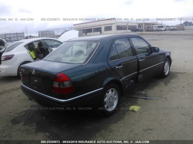 WDBHA22E1SF203336 - 1995 MERCEDES-BENZ C 220 GREEN photo 4