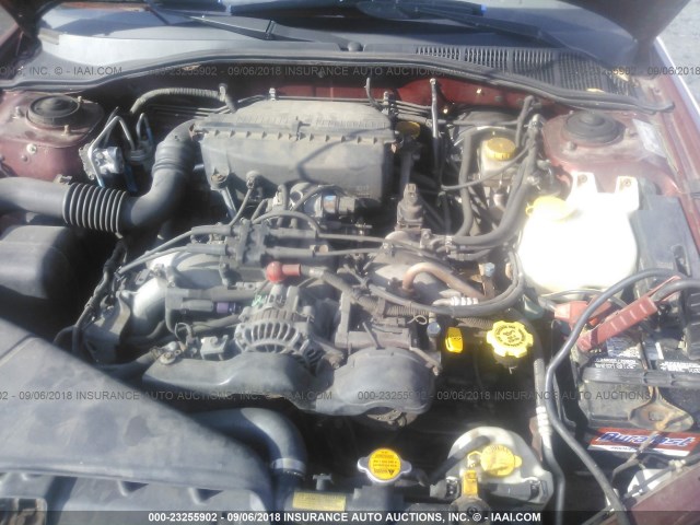 4S3BH675036633007 - 2003 SUBARU LEGACY OUTBACK AWP 勃艮第红 照片 10