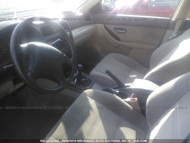 4S3BH675036633007 - 2003 SUBARU LEGACY OUTBACK AWP 勃艮第红 照片 5