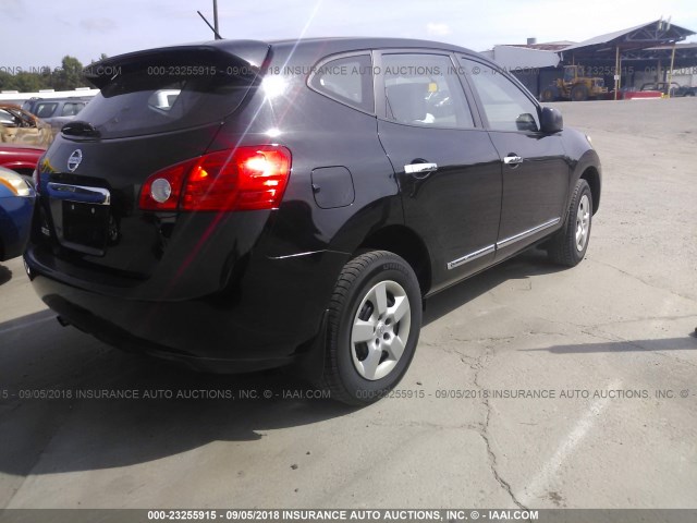 JN8AS5MT4BW563816 - 2011 NISSAN ROGUE S/SV/KROM BLACK photo 4