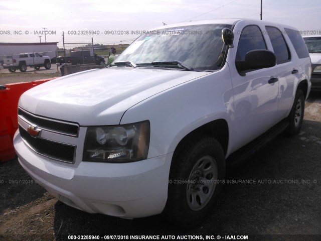 1GNLC2E07BR368349 - 2011 CHEVROLET TAHOE POLICE WHITE photo 2