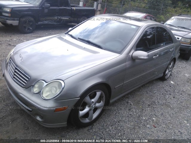 WDBRF52H16E019401 - 2006 MERCEDES-BENZ C GENERATION 2006 230 BEIGE photo 2