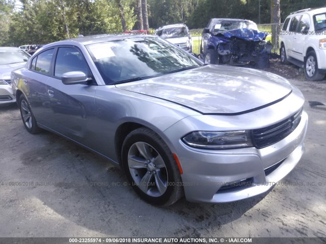 2C3CDXHG9JH176347 - 2018 DODGE CHARGER SXT PLUS GRAY photo 1