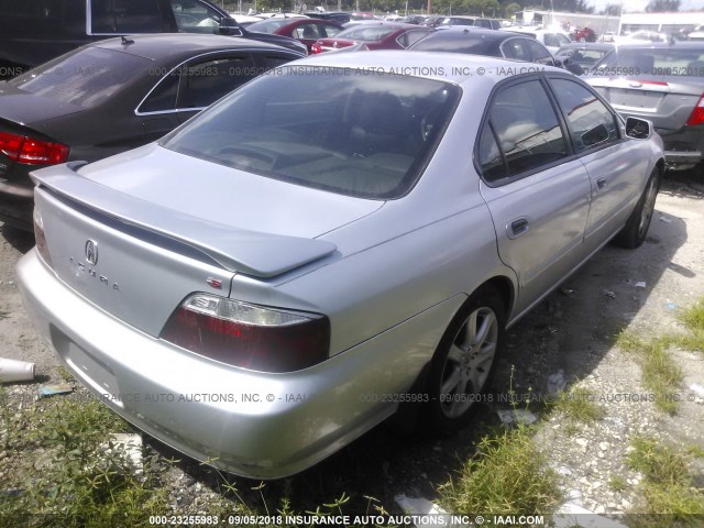 19UUA56872A033102 - 2002 ACURA 3.2TL TYPE-S SILVER photo 4