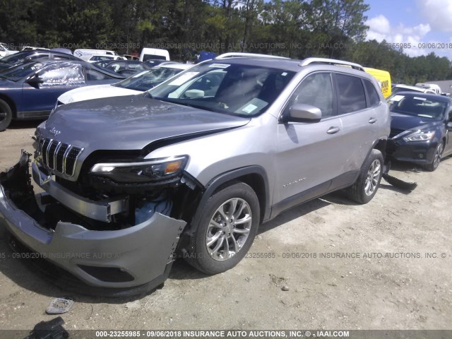 1C4PJLLB0KD184880 - 2019 JEEP CHEROKEE GRAY photo 2