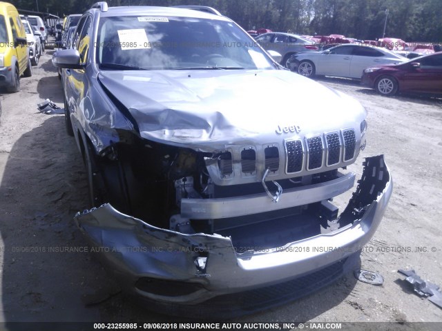 1C4PJLLB0KD184880 - 2019 JEEP CHEROKEE GRAY photo 6