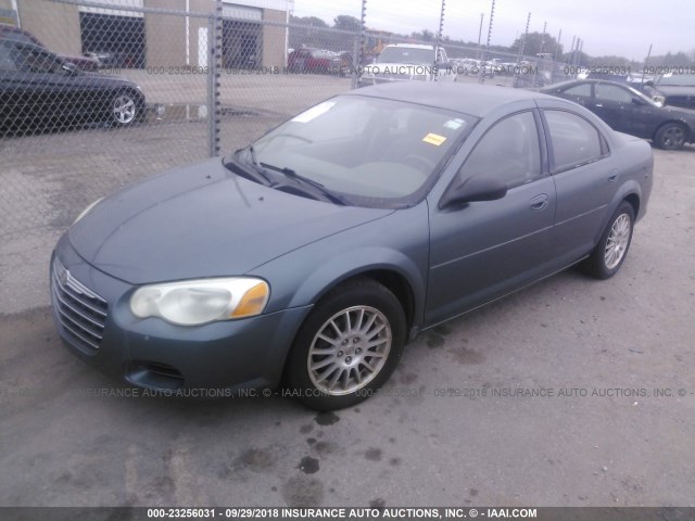 1C3EL46X26N273370 - 2006 CHRYSLER SEBRING GRAY photo 2