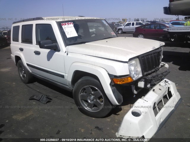 1J8HH48K76C214900 - 2006 JEEP COMMANDER WHITE photo 1