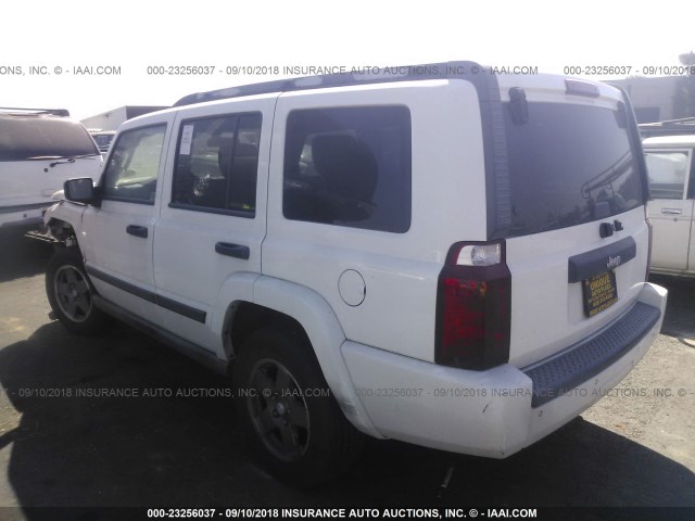 1J8HH48K76C214900 - 2006 JEEP COMMANDER WHITE photo 3