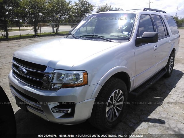 1FMJU1HT8HEA49860 - 2017 FORD EXPEDITION XLT/KING RANCH SILVER photo 2