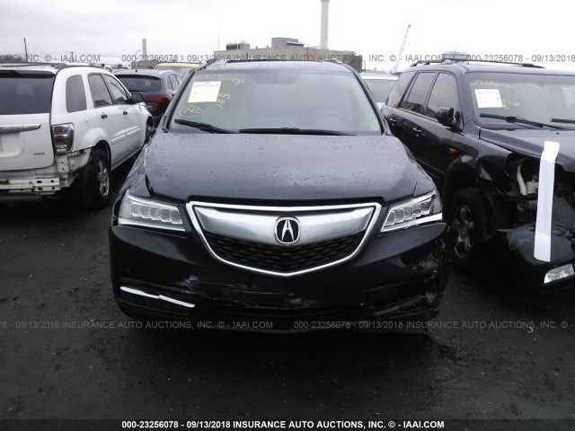 5FRYD4H48FB007616 - 2015 ACURA MDX TECHNOLOGY GRAY photo 6