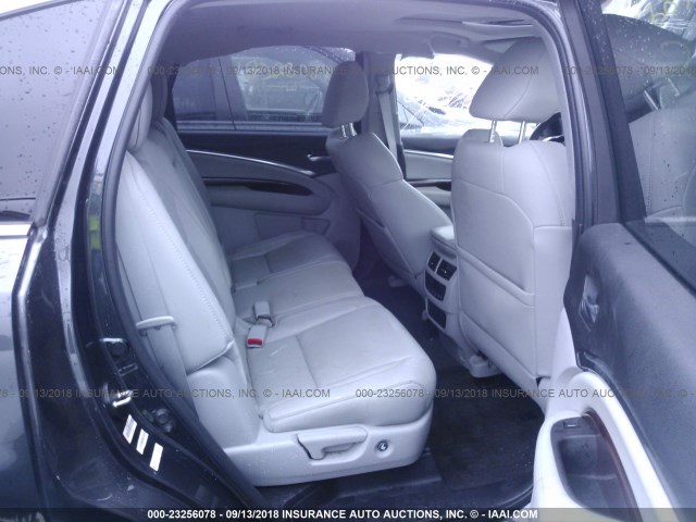 5FRYD4H48FB007616 - 2015 ACURA MDX TECHNOLOGY GRAY photo 8